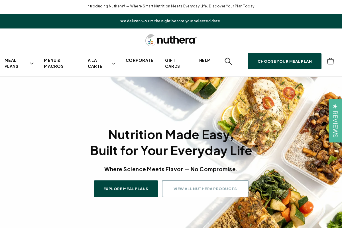 nuthera.ph homepage screenshot