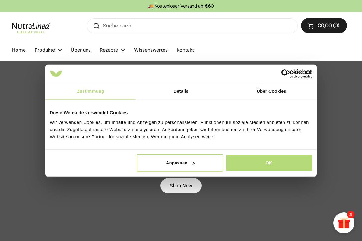 NutraLinea homepage screenshot