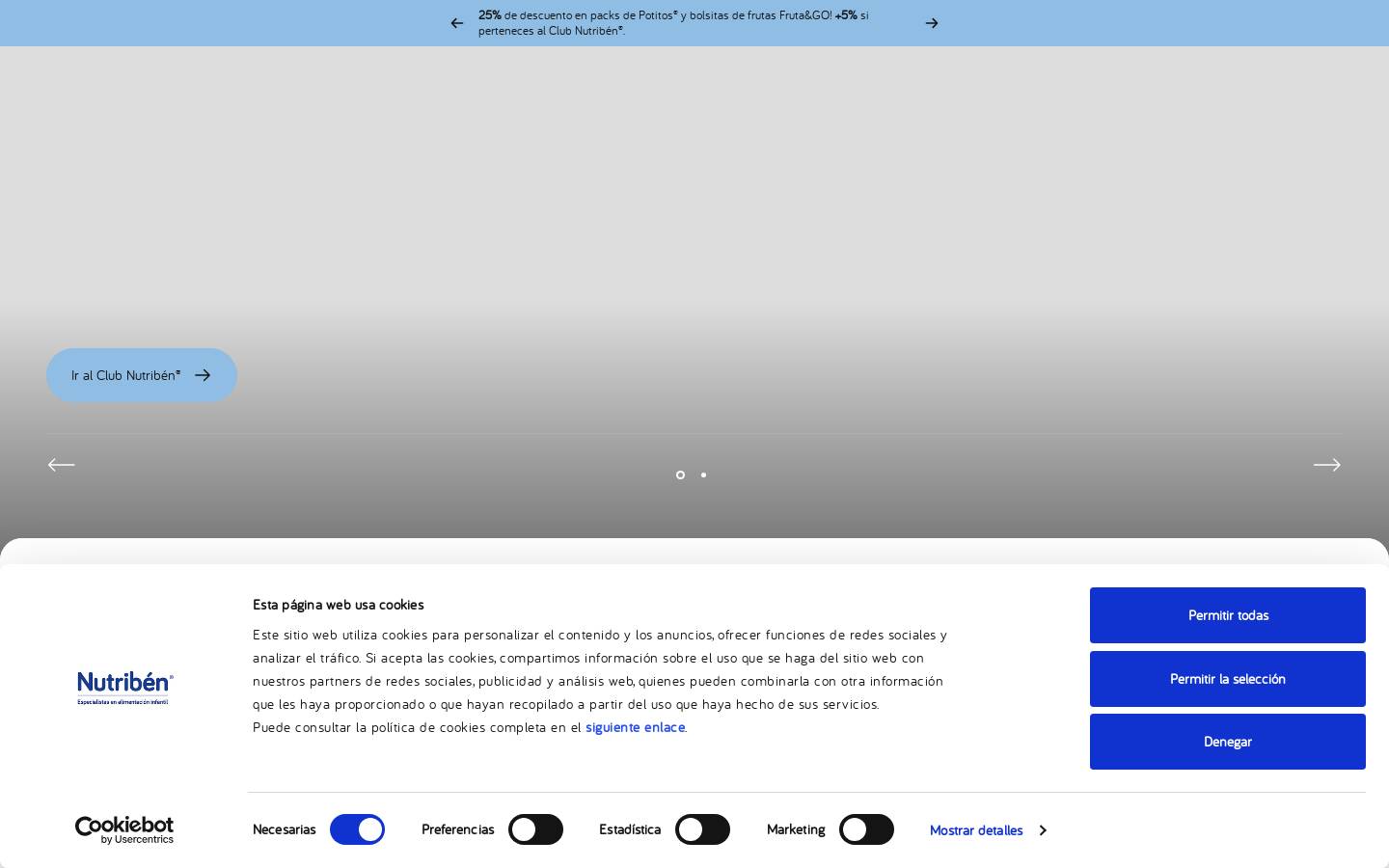 nutriben.es homepage screenshot