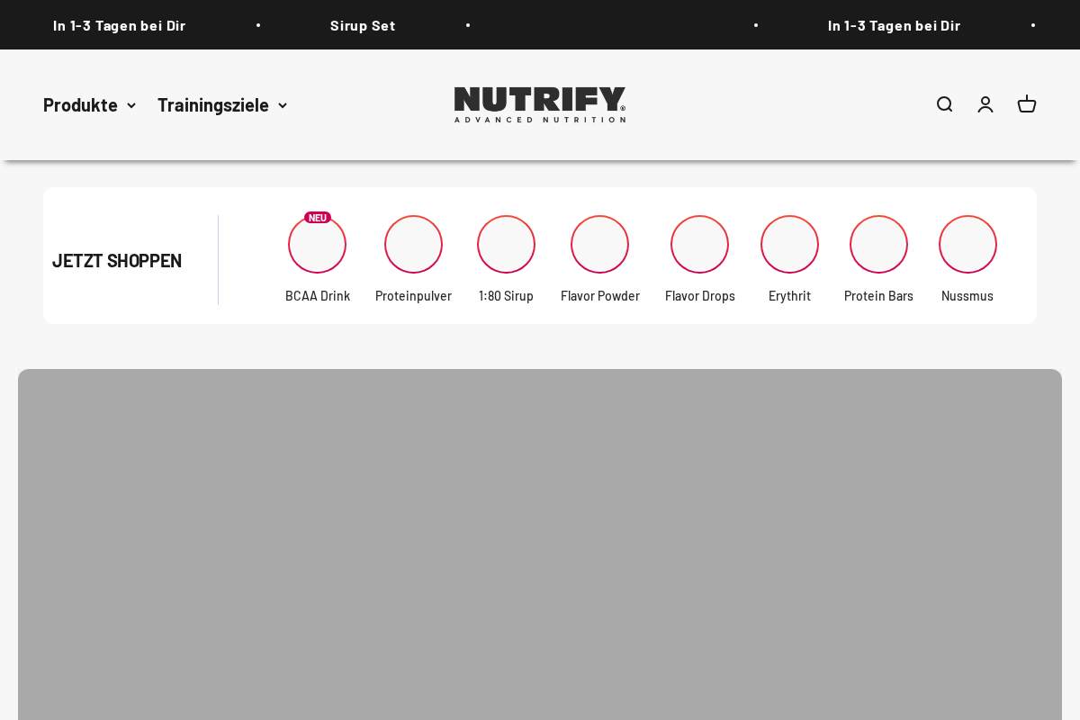 NUTRIFY® homepage screenshot