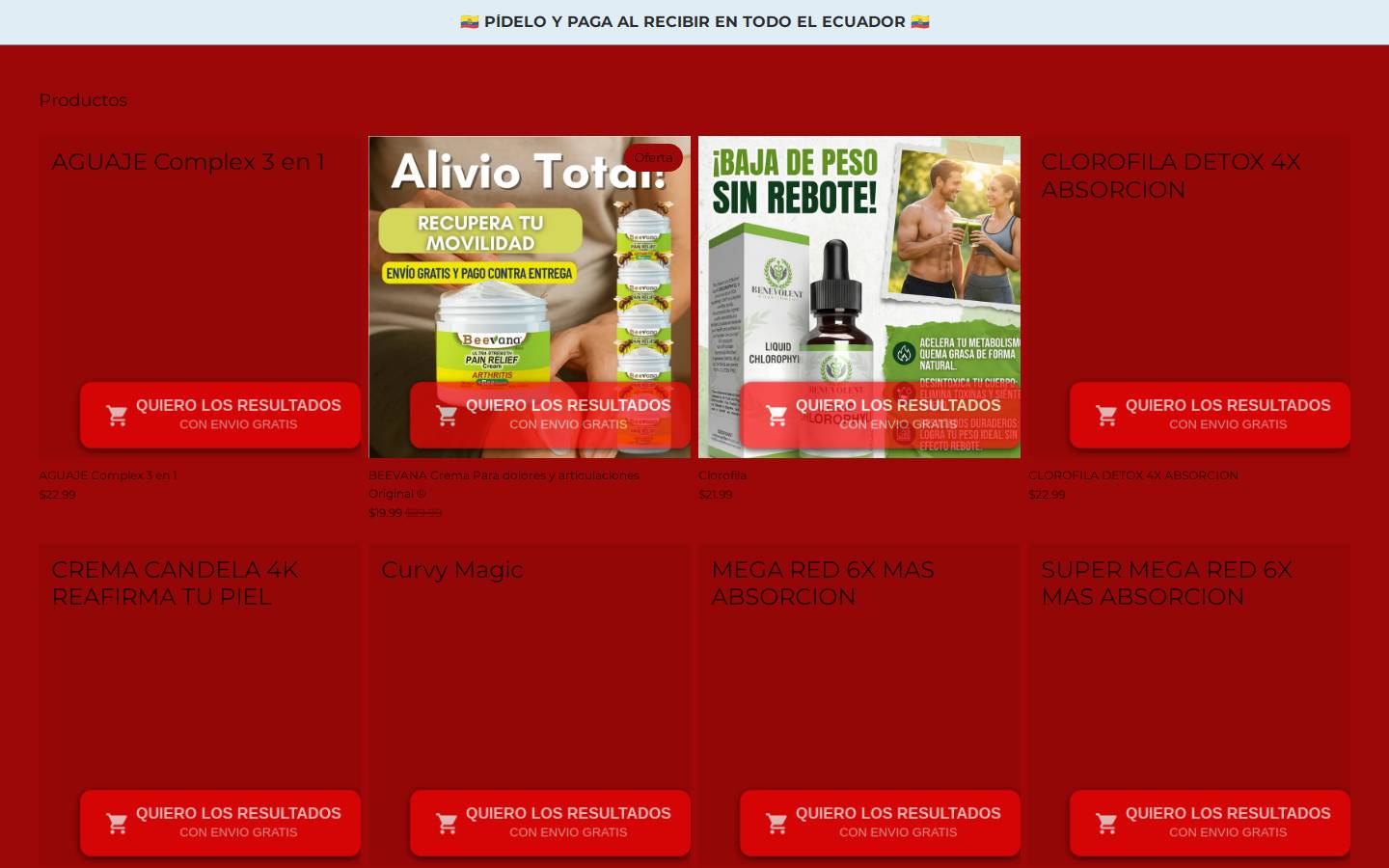 nutrimarket.com homepage screenshot
