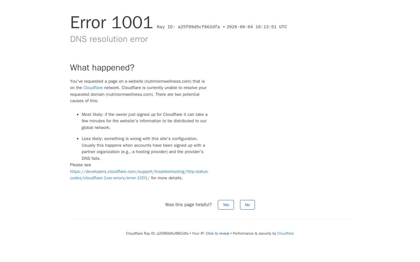 nutrinormwellness.com homepage screenshot