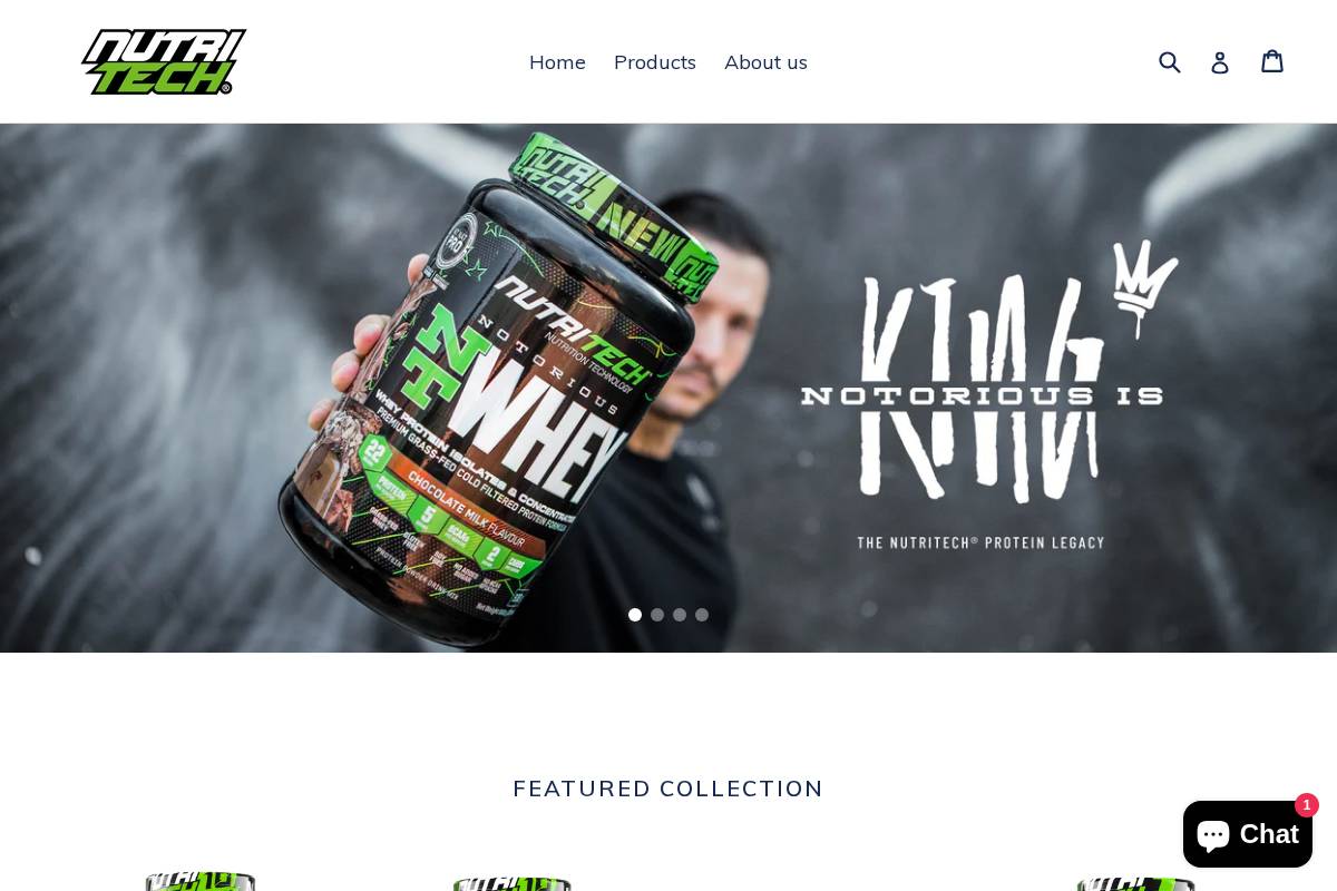 nutritechnam.com homepage screenshot