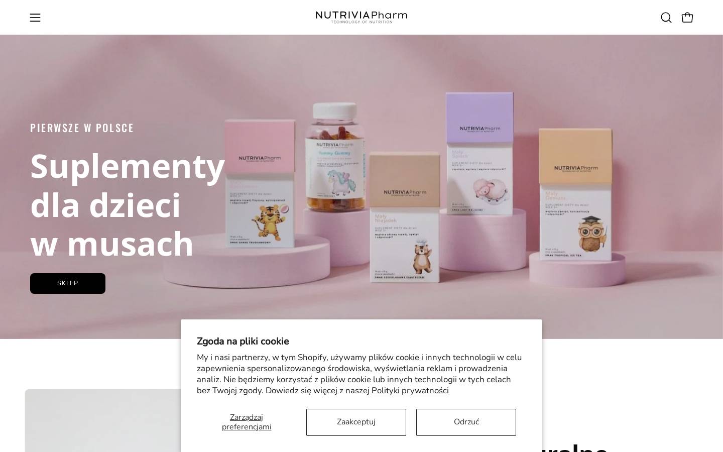 nutriviapharm.com homepage screenshot
