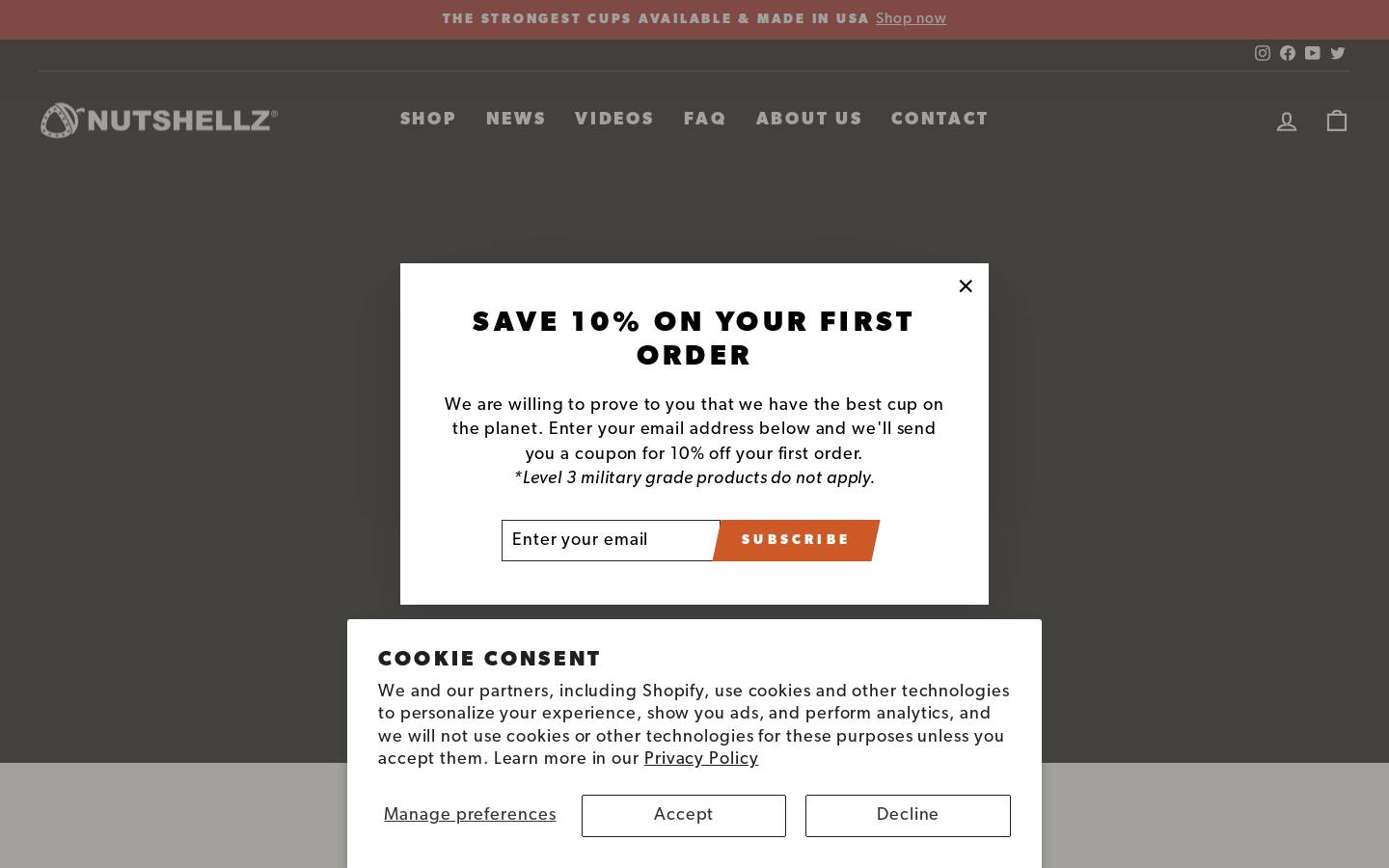 nutshellz.com homepage screenshot