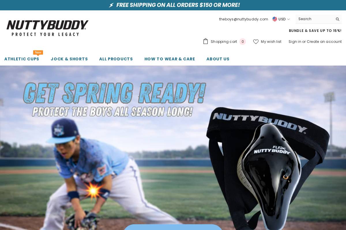 nuttybuddy.com homepage screenshot