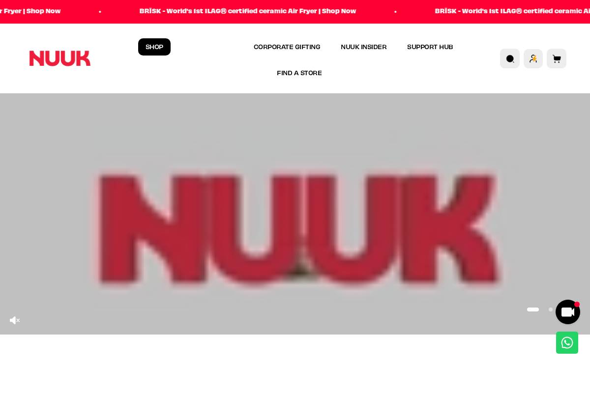 Nuuk homepage screenshot