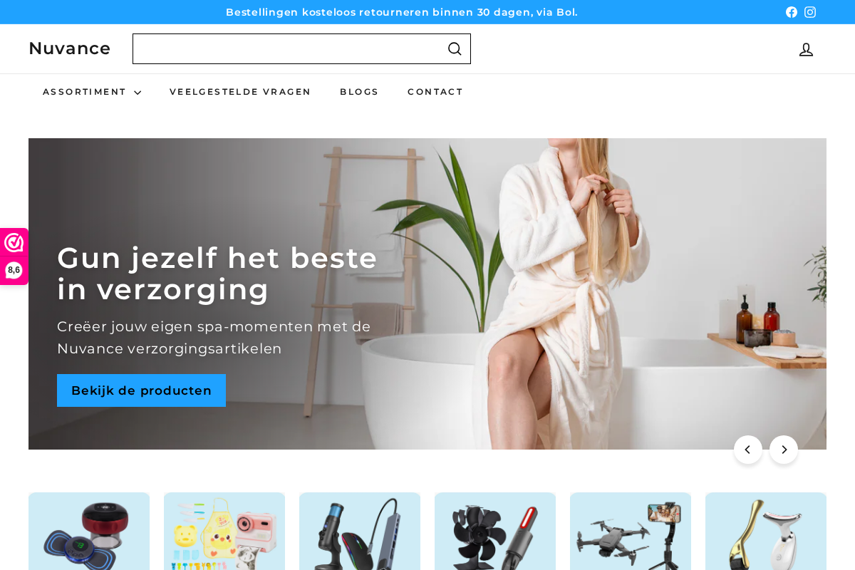 Nuvance homepage screenshot