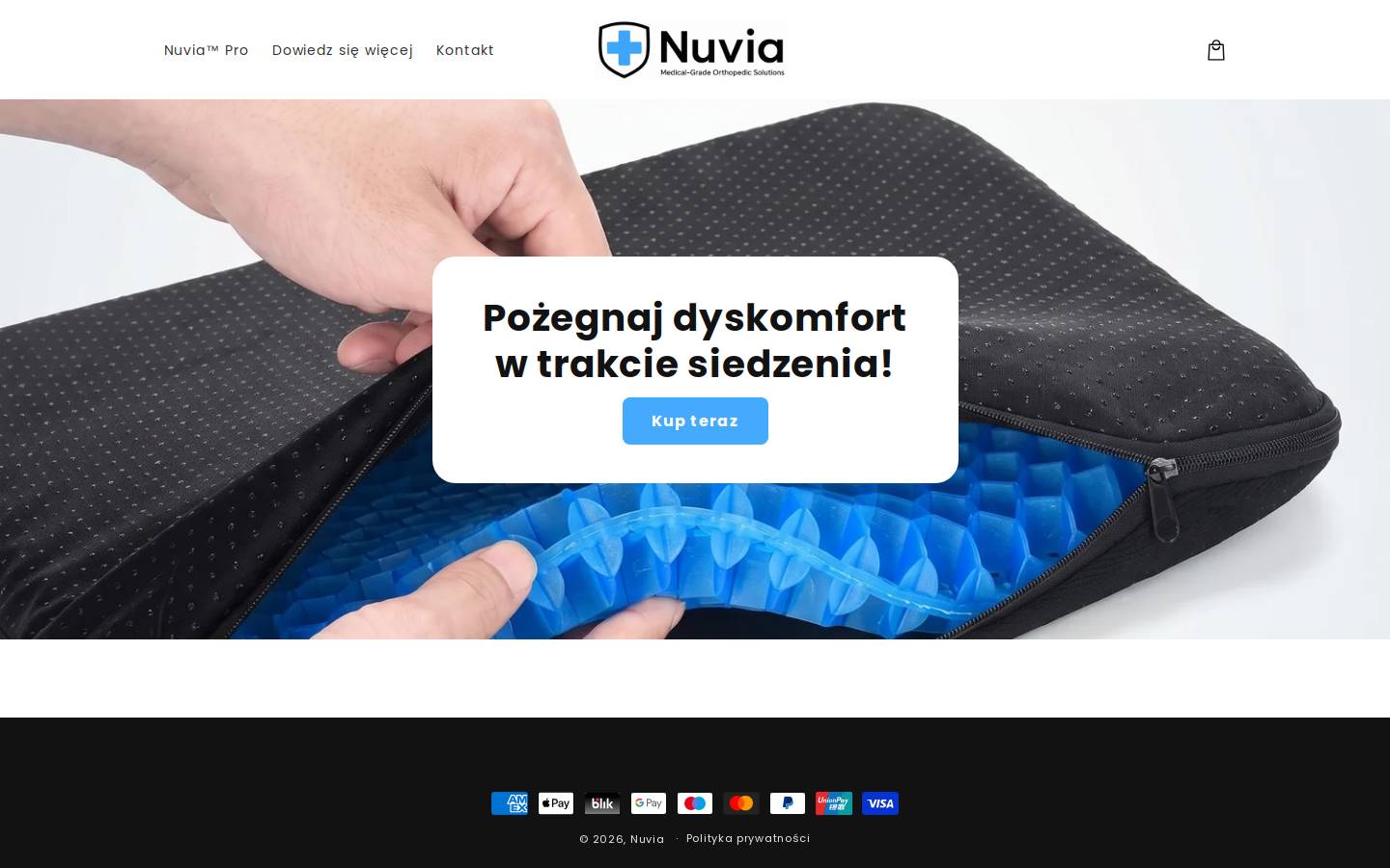 nuviapro.pl homepage screenshot