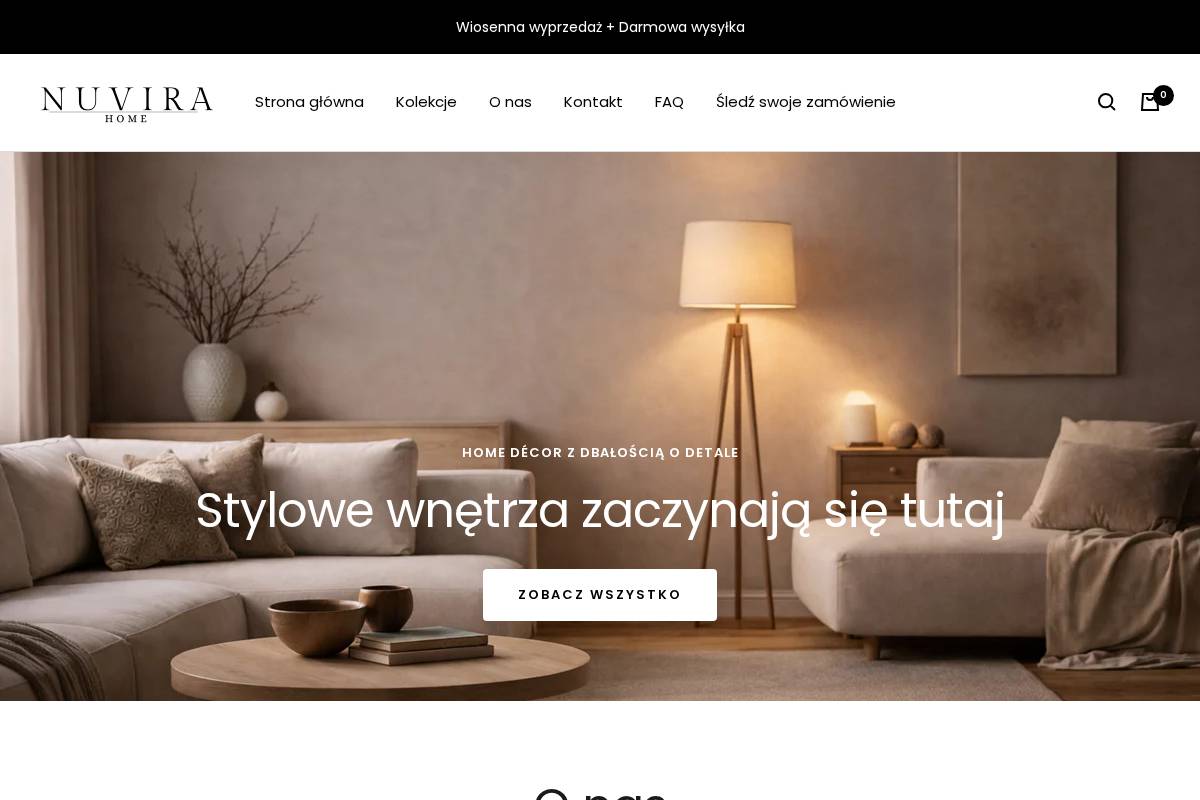 Nuvirahome homepage screenshot
