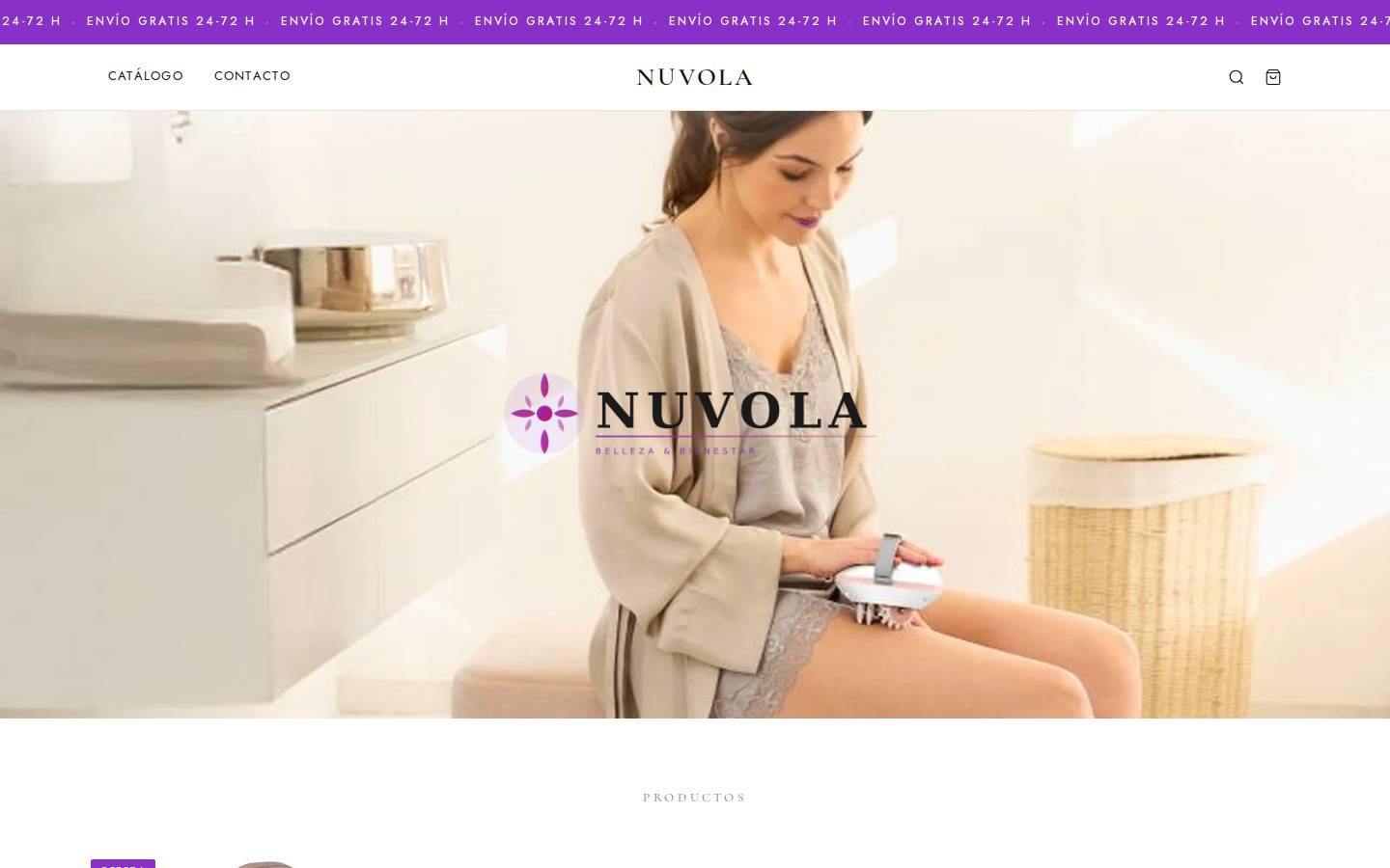 nuvolaesp.com homepage screenshot