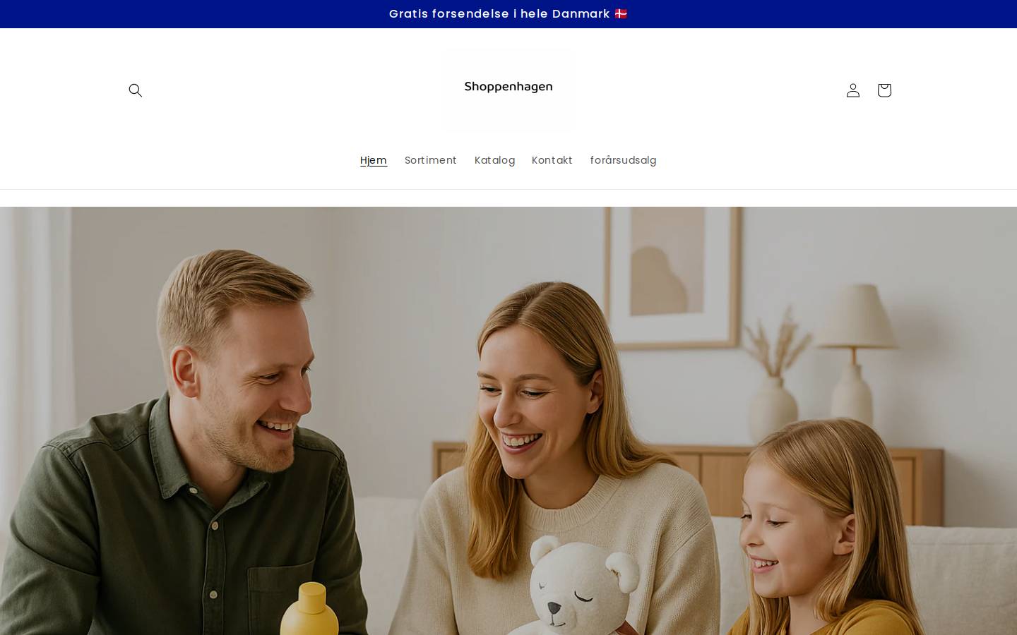 nuvora.dk homepage screenshot