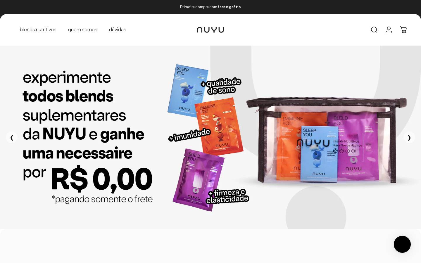 nuyu.com.br homepage screenshot