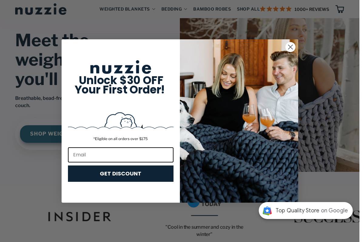 Nuzzie homepage screenshot