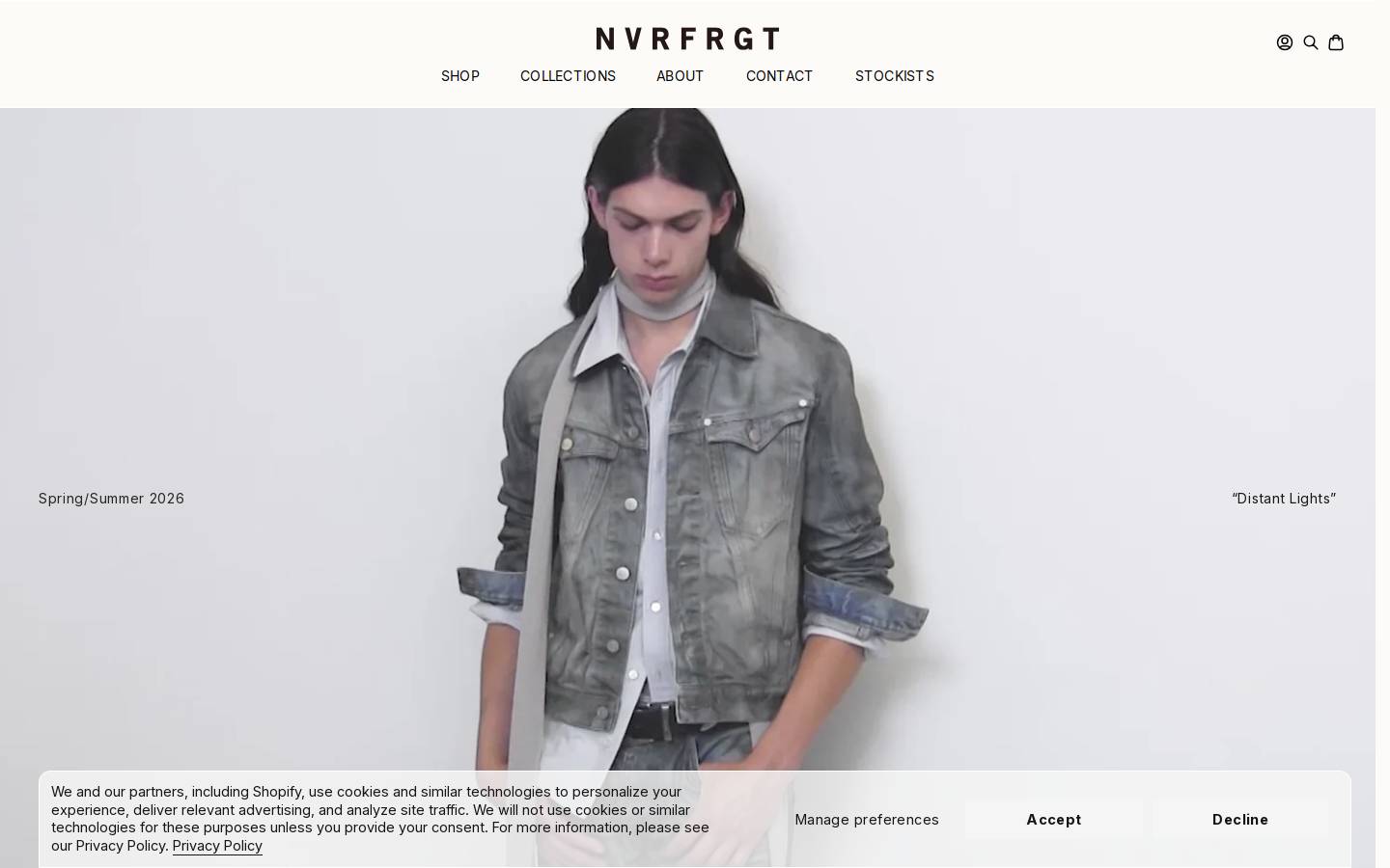 nvrfrgt.jp homepage screenshot