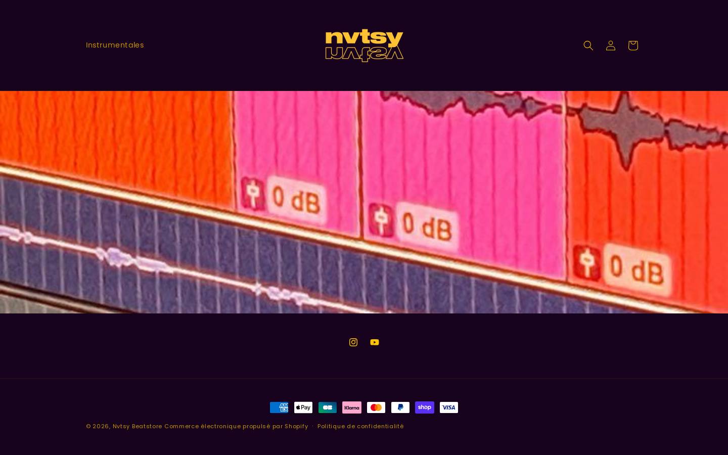 nvtsybeats.com homepage screenshot