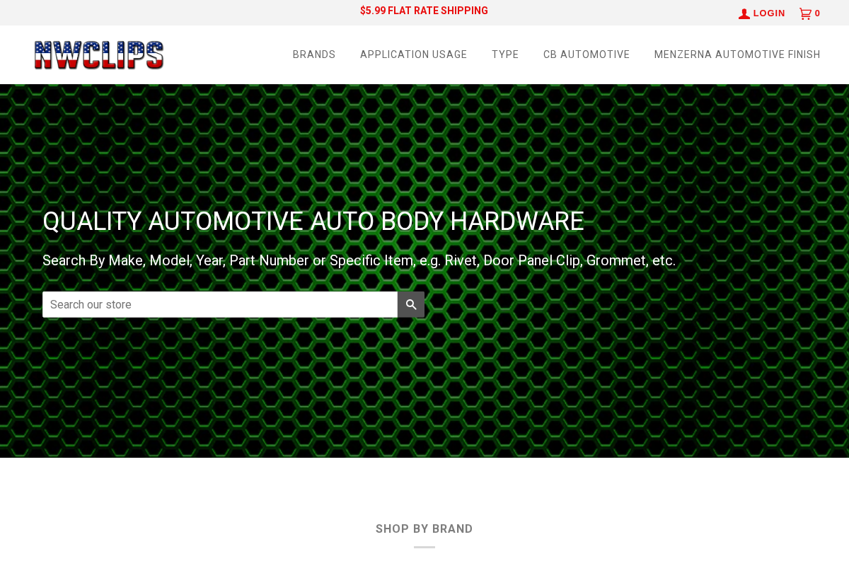 NWCLIPS homepage screenshot