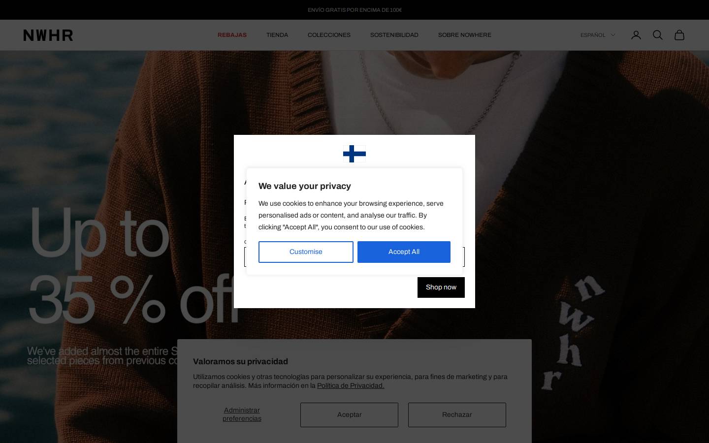nwhr.eu homepage screenshot