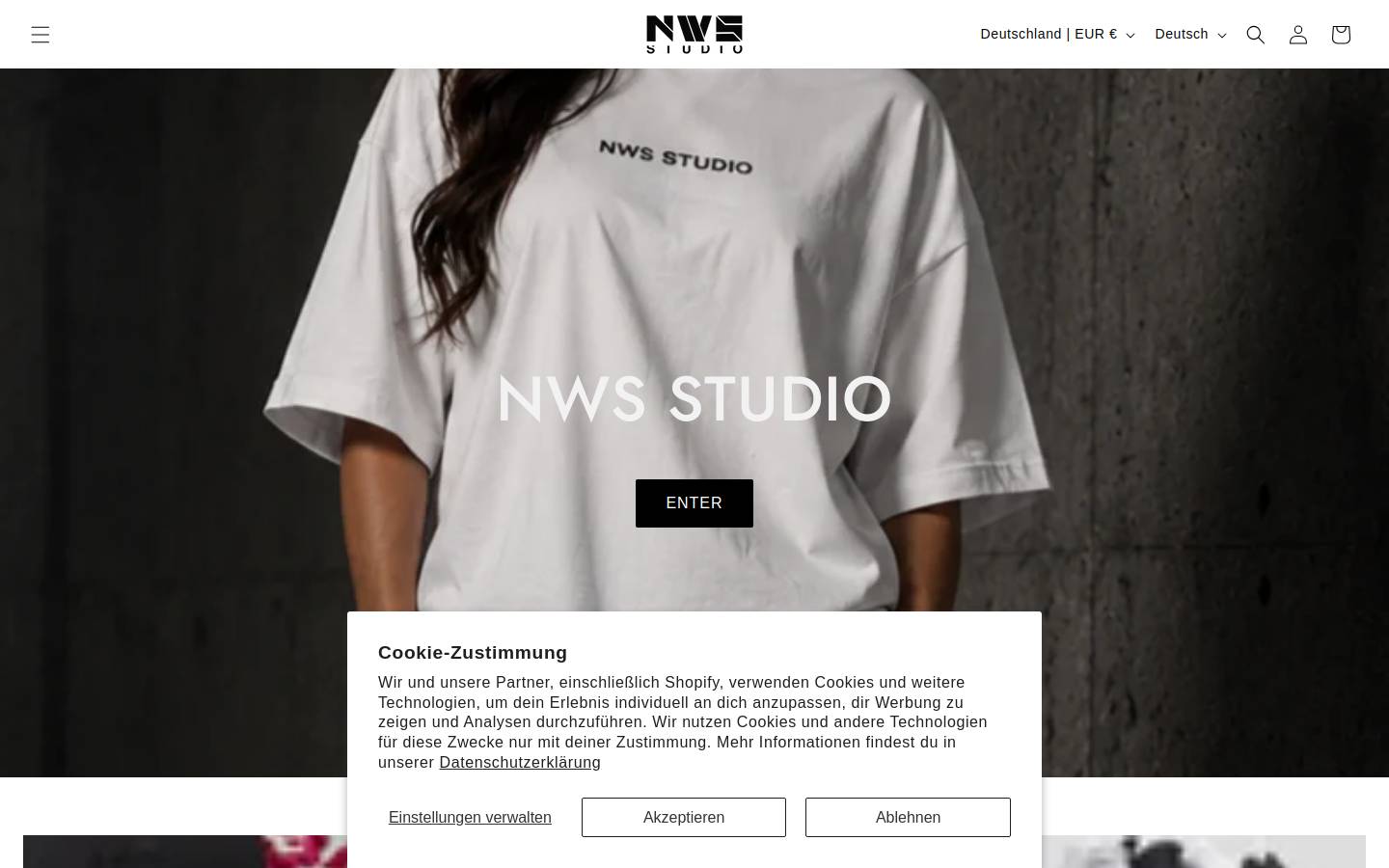 nws-studio.com homepage screenshot