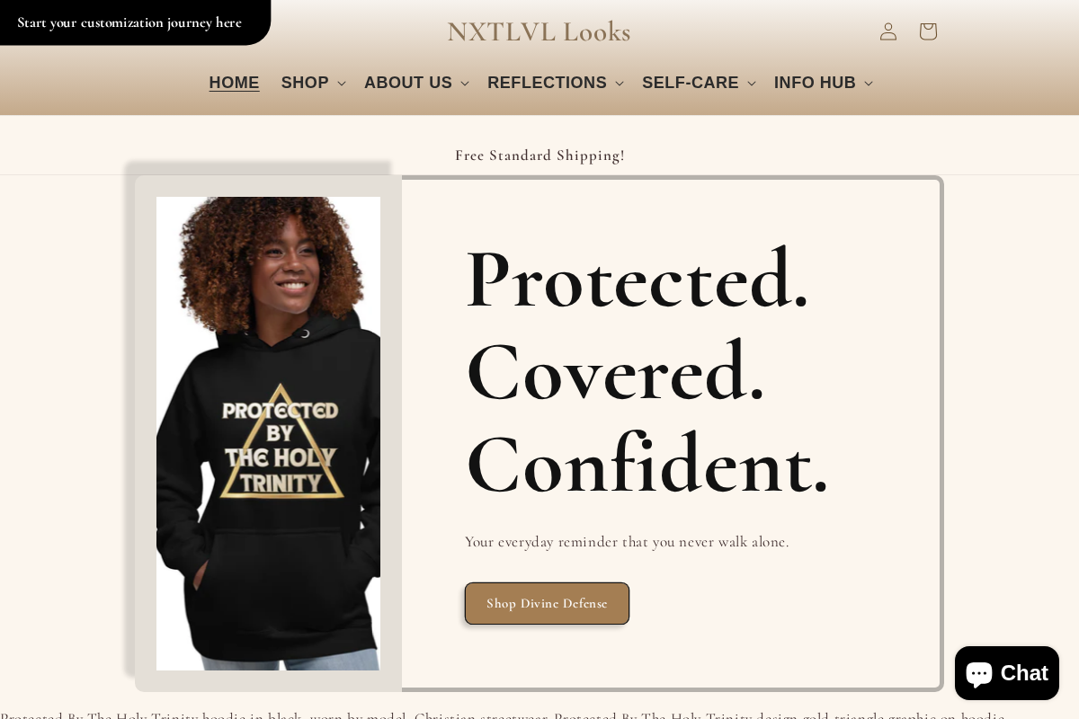 Nxtlvllooks homepage screenshot
