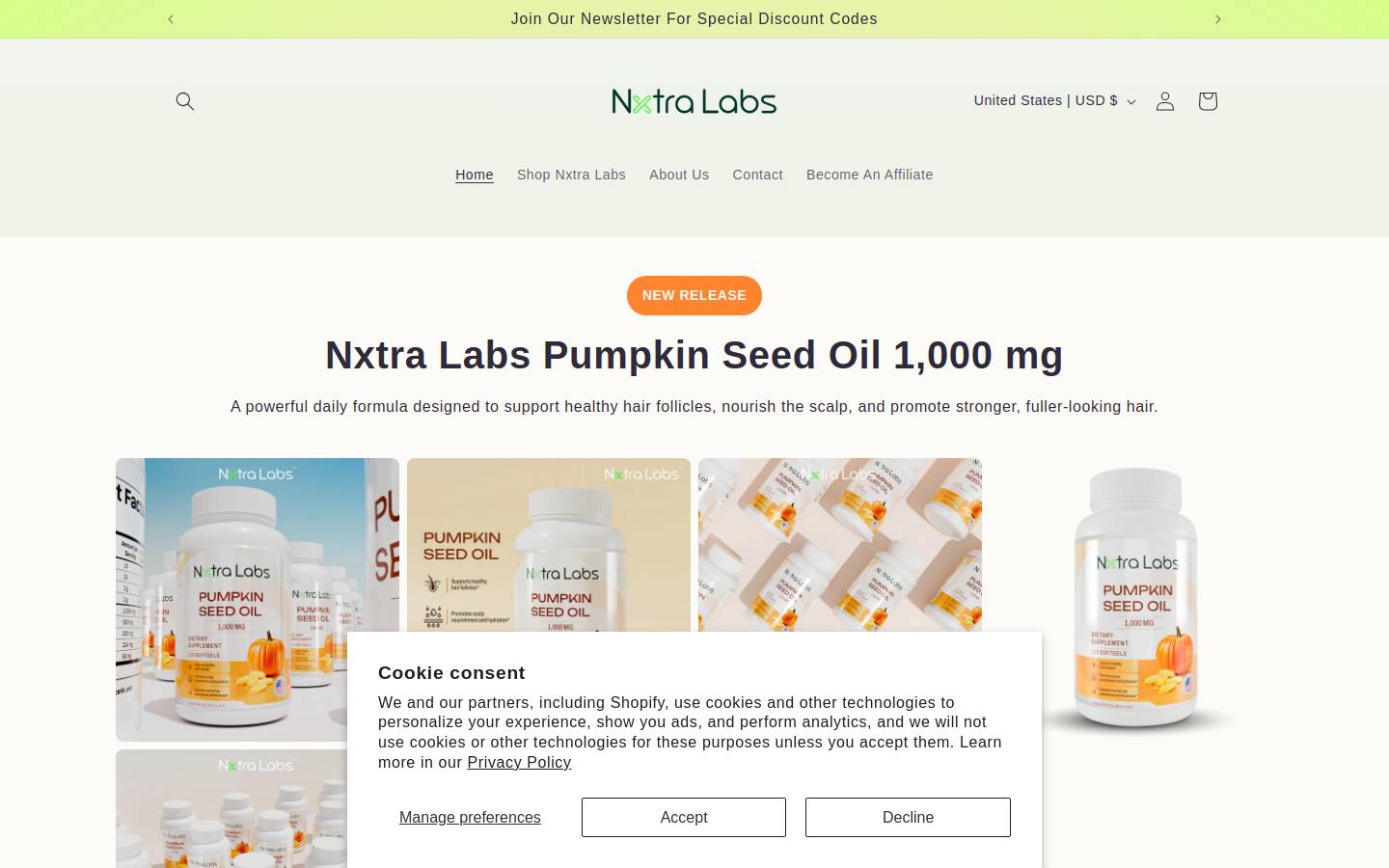nxtralabs.com homepage screenshot
