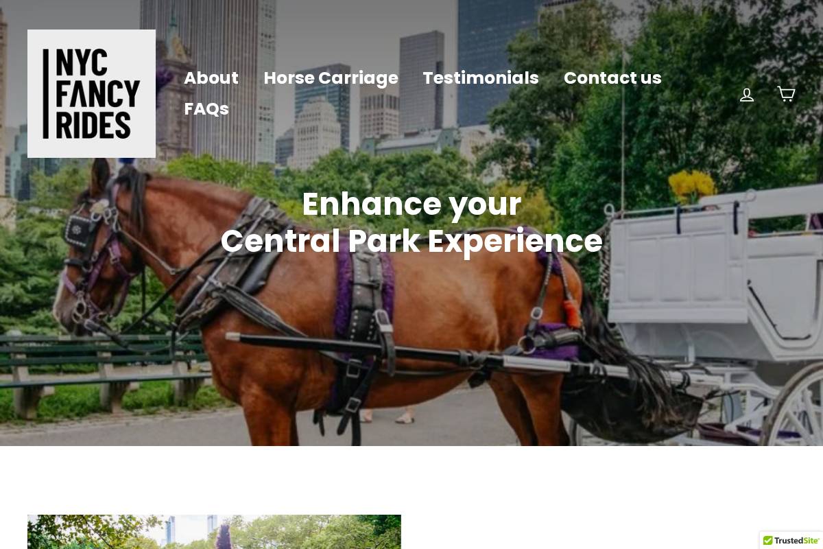 nycfancyrides.com homepage screenshot