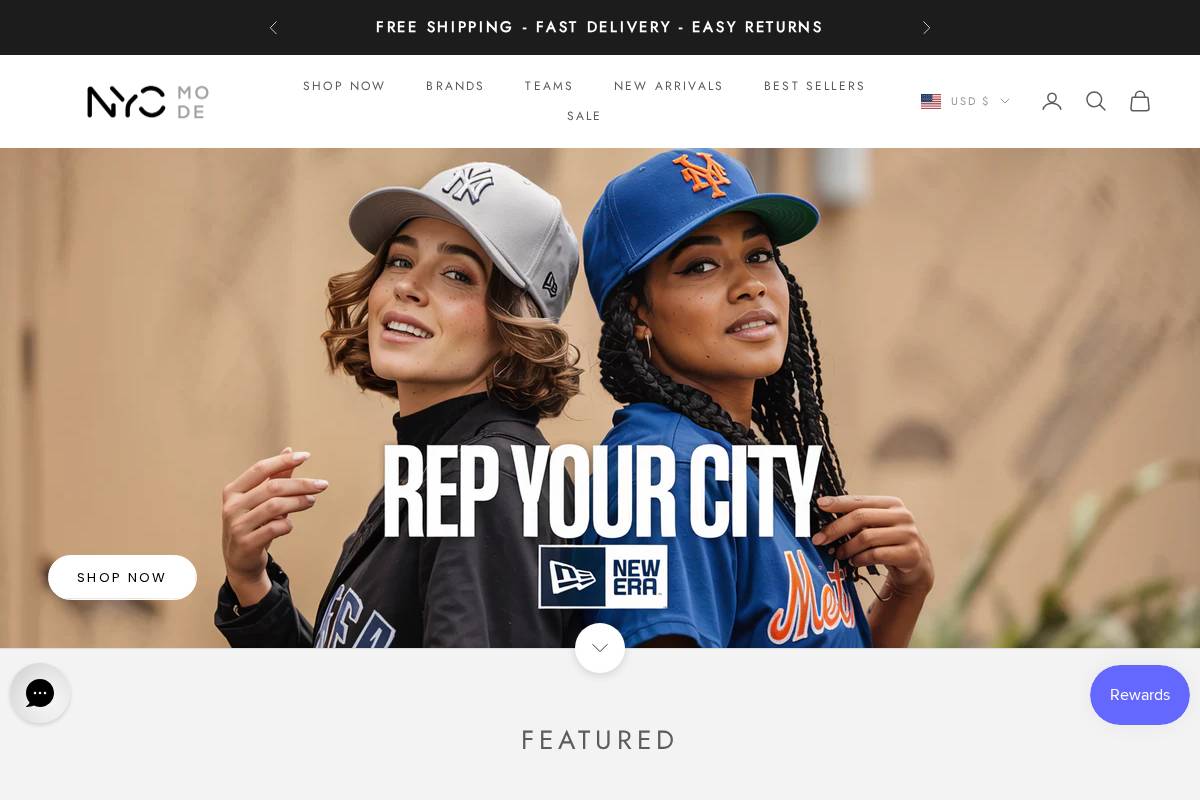 NYCMode homepage screenshot