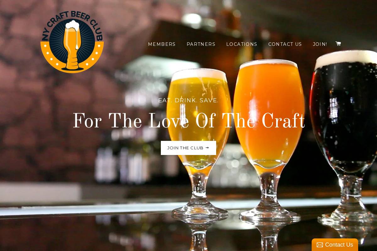 nycraftbeerclub.com homepage screenshot