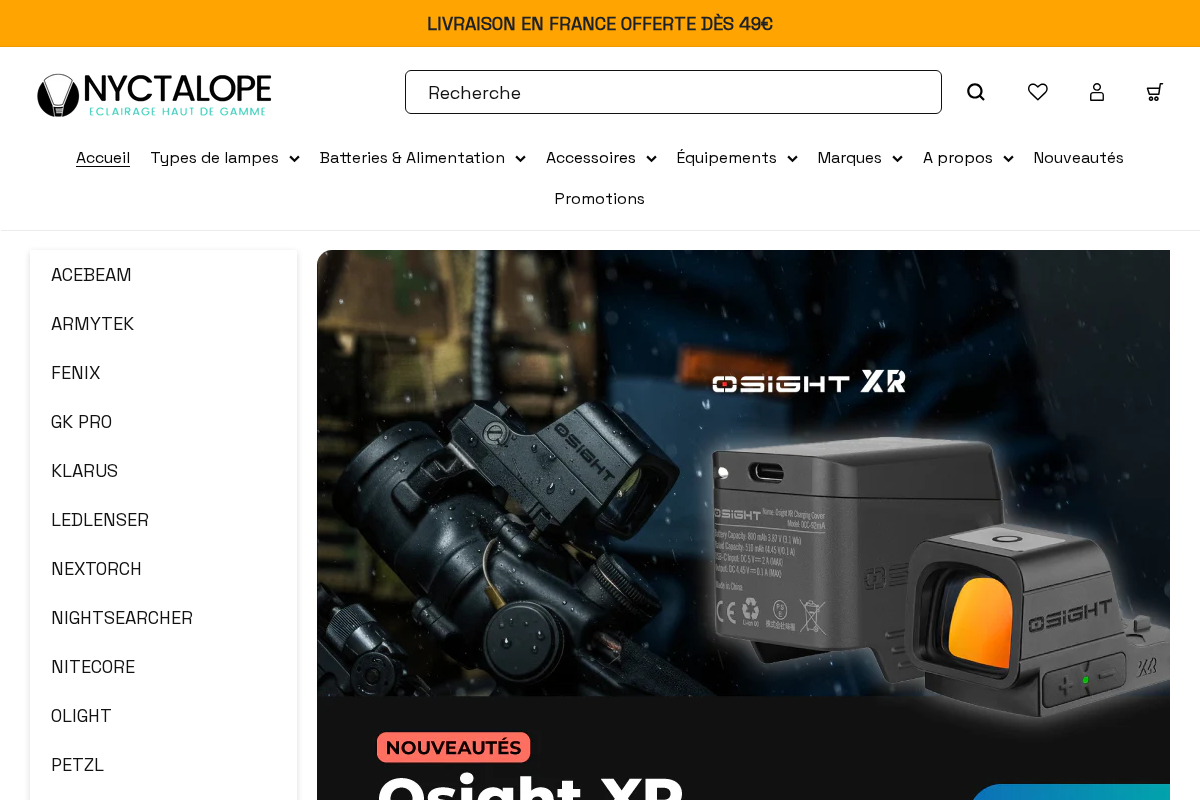 Nyctalope.fr homepage screenshot