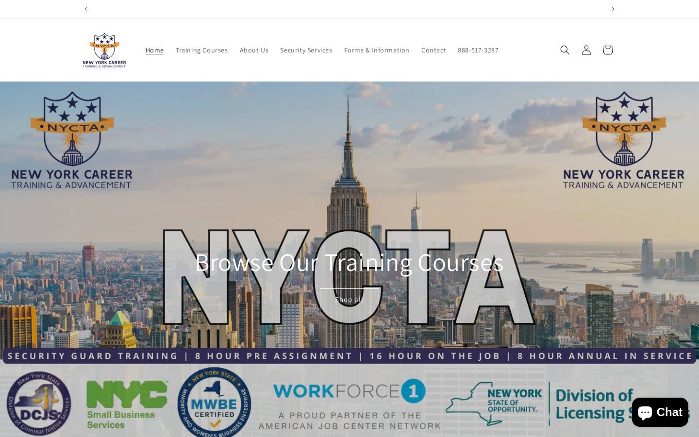 nyctast.com homepage screenshot