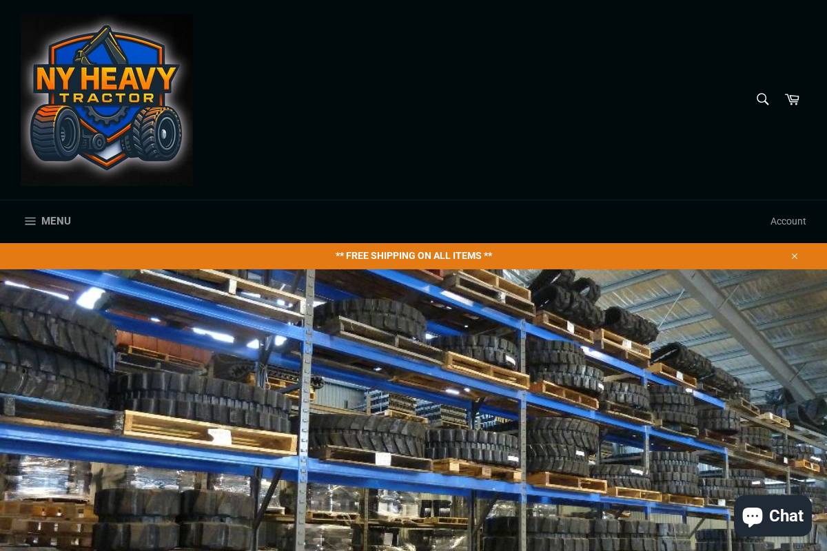 nyheavytractor.com homepage screenshot