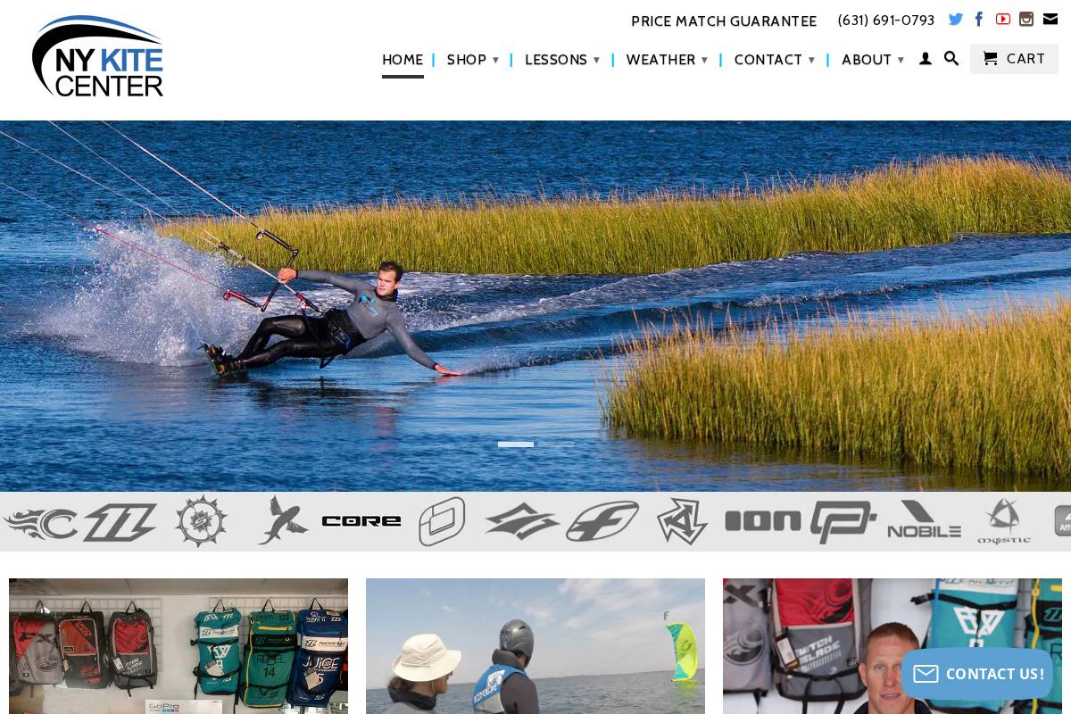 nykitecenter.com homepage screenshot