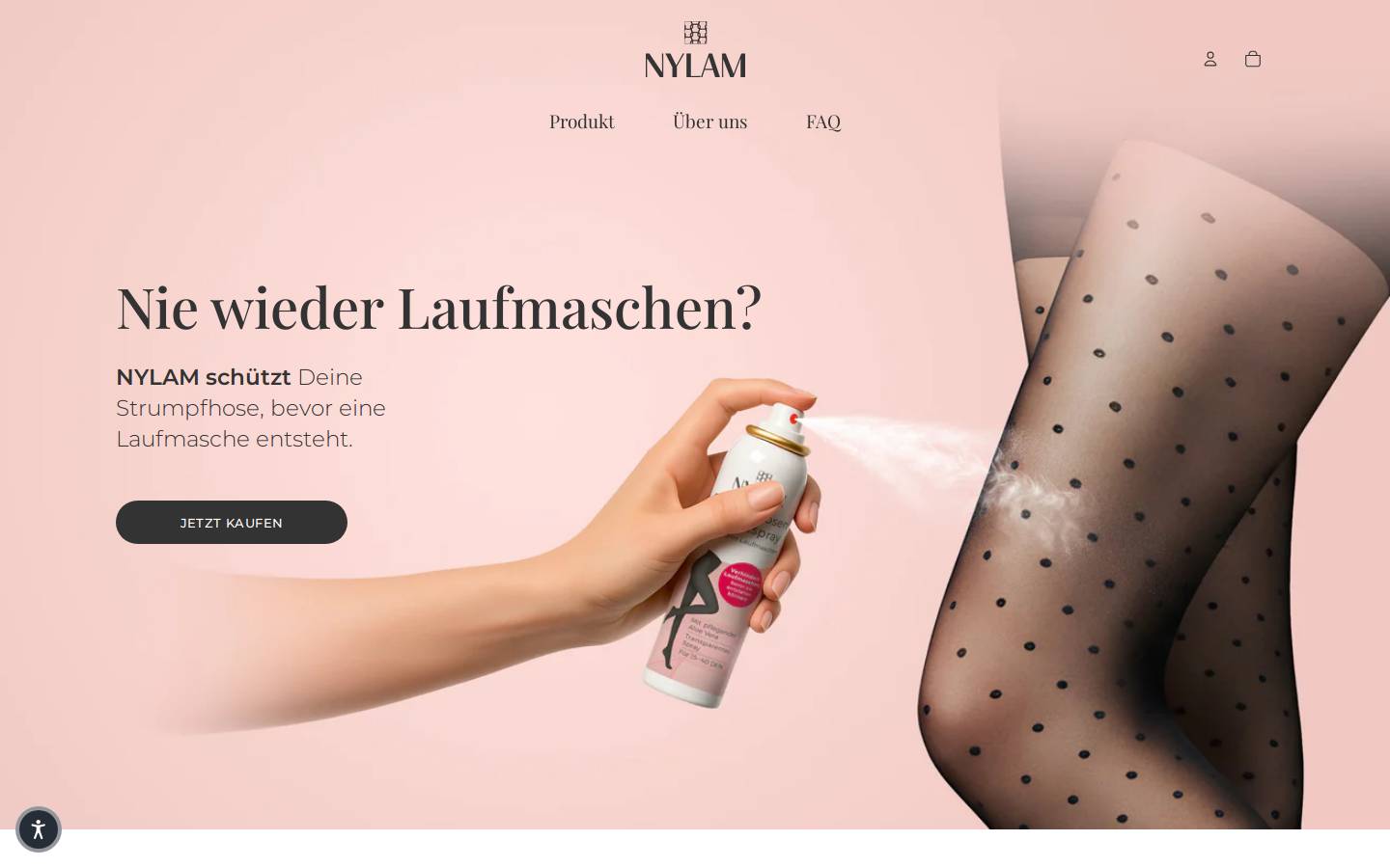 nylam.de homepage screenshot