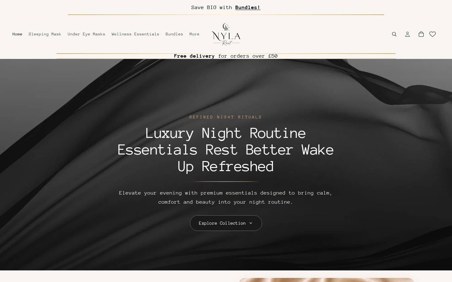 nylarest.com homepage screenshot