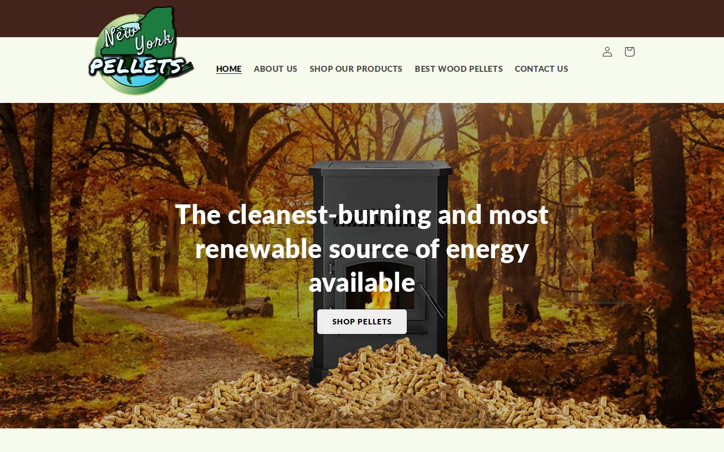 nypellets.com homepage screenshot