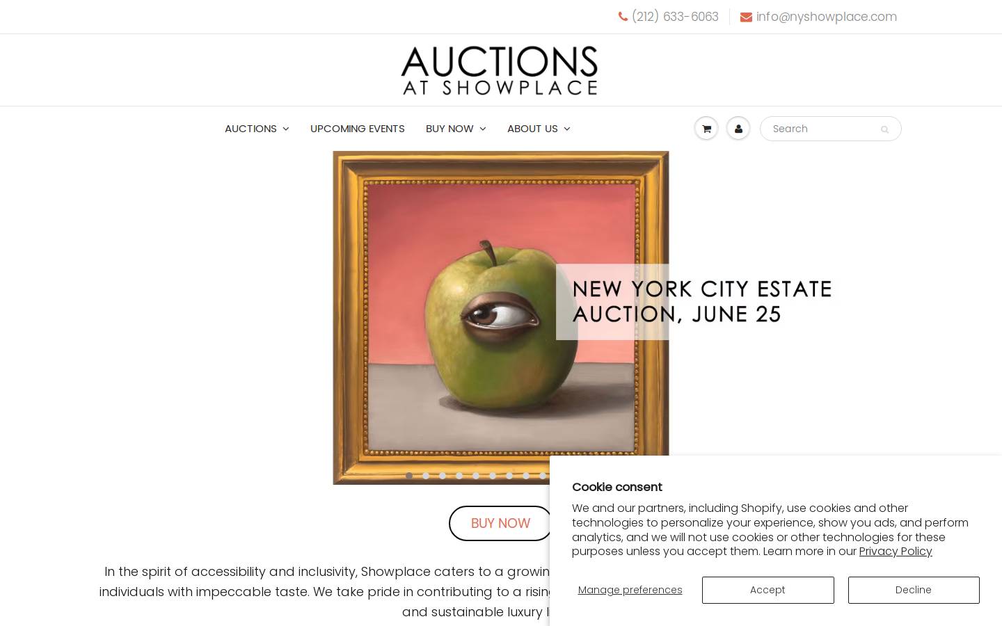 nyshowplace.com homepage screenshot