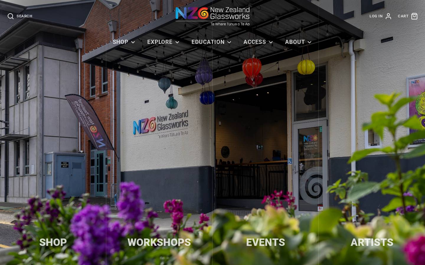 nzglassworks.com homepage screenshot