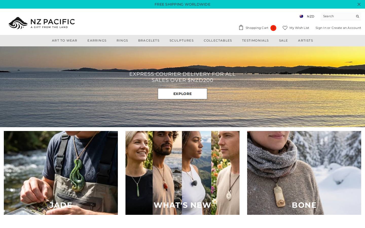 nzpacific homepage screenshot