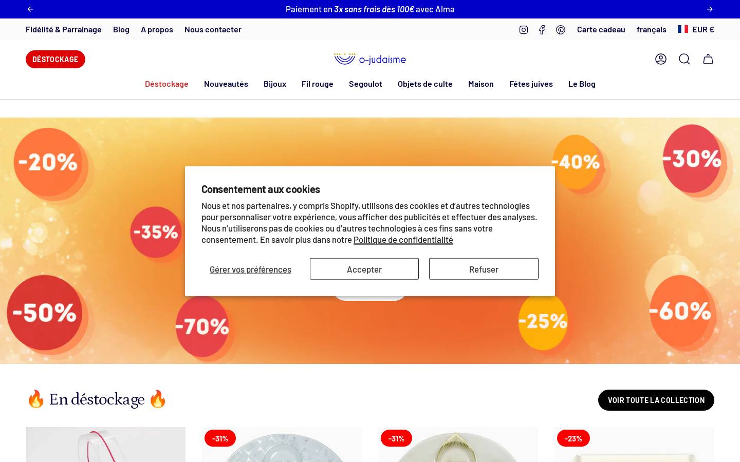 Ô-Judaïsme homepage screenshot