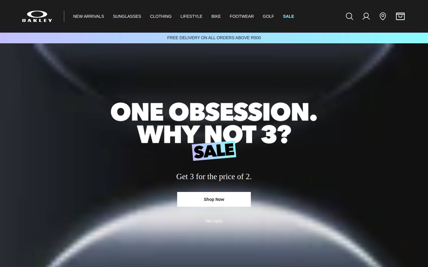 o-store.co.za homepage screenshot