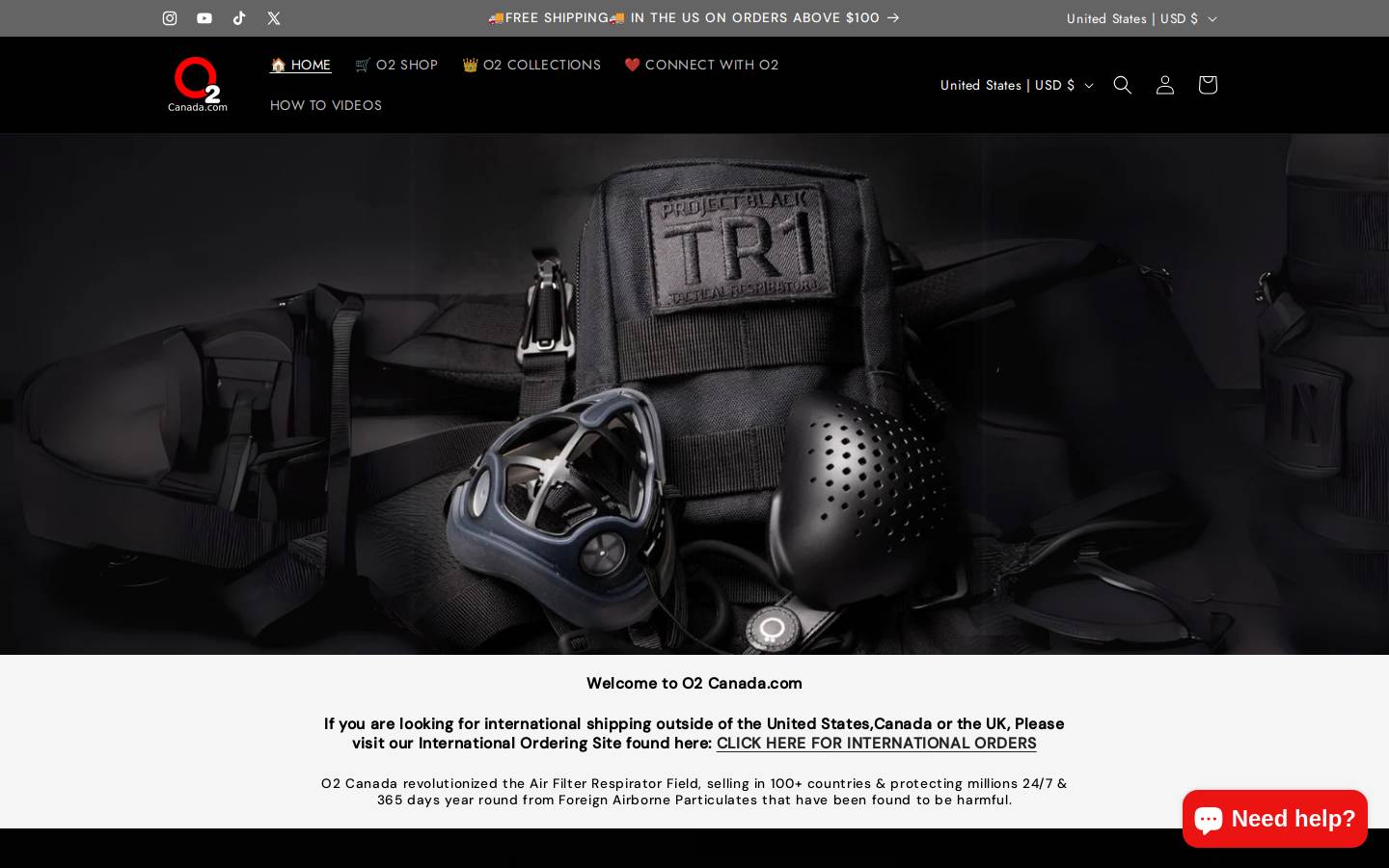 o2canada.com homepage screenshot
