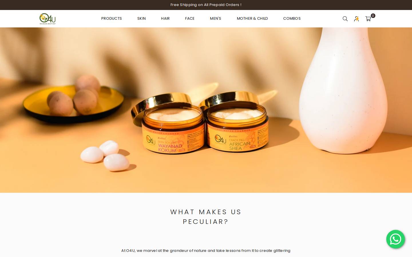 o4ushop.com homepage screenshot