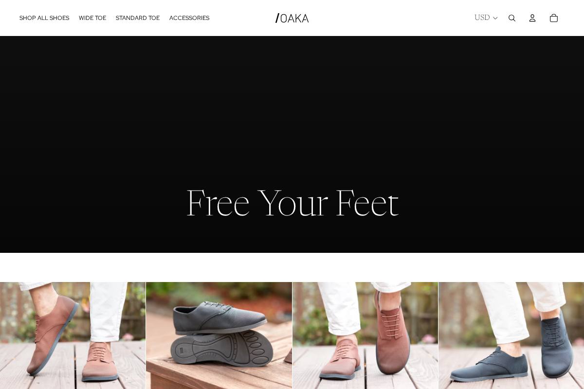 OAKA homepage screenshot