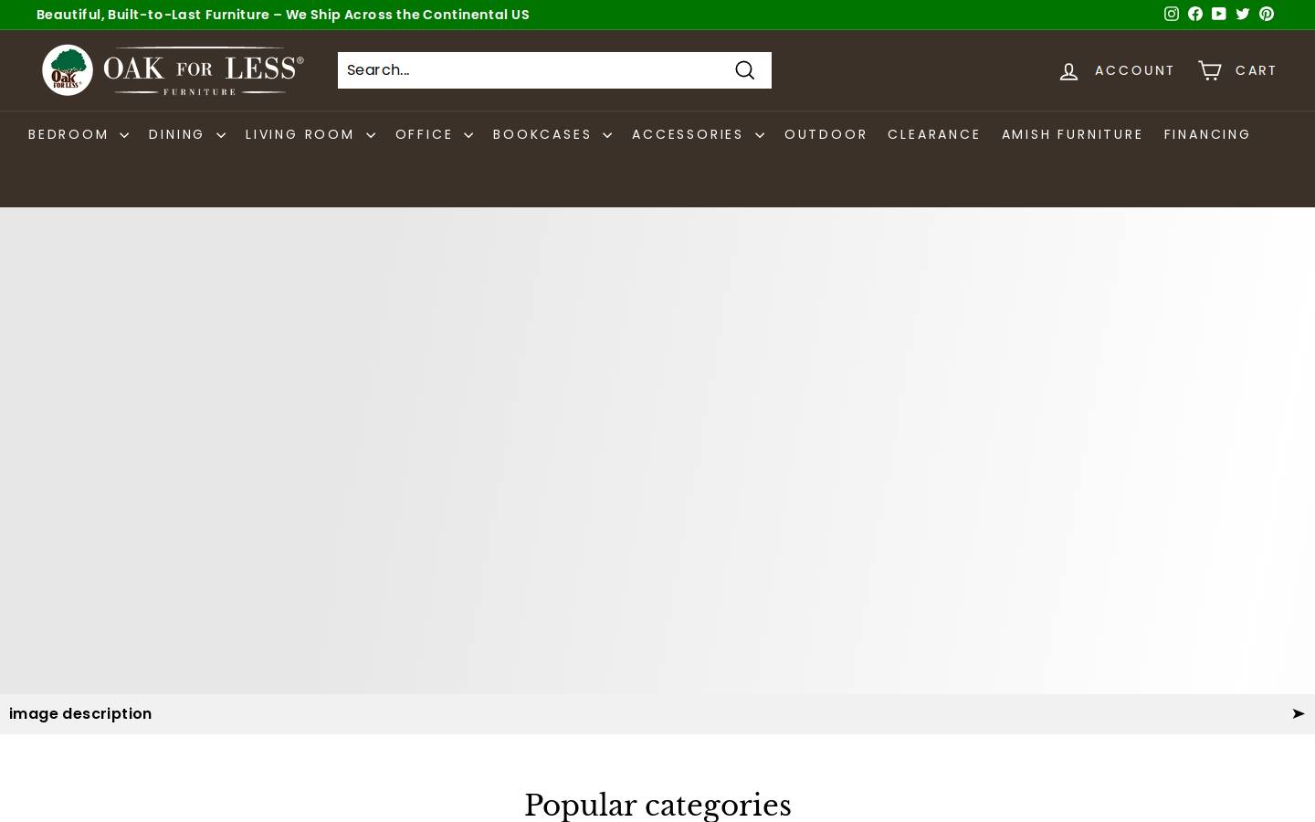 oakforless.com homepage screenshot