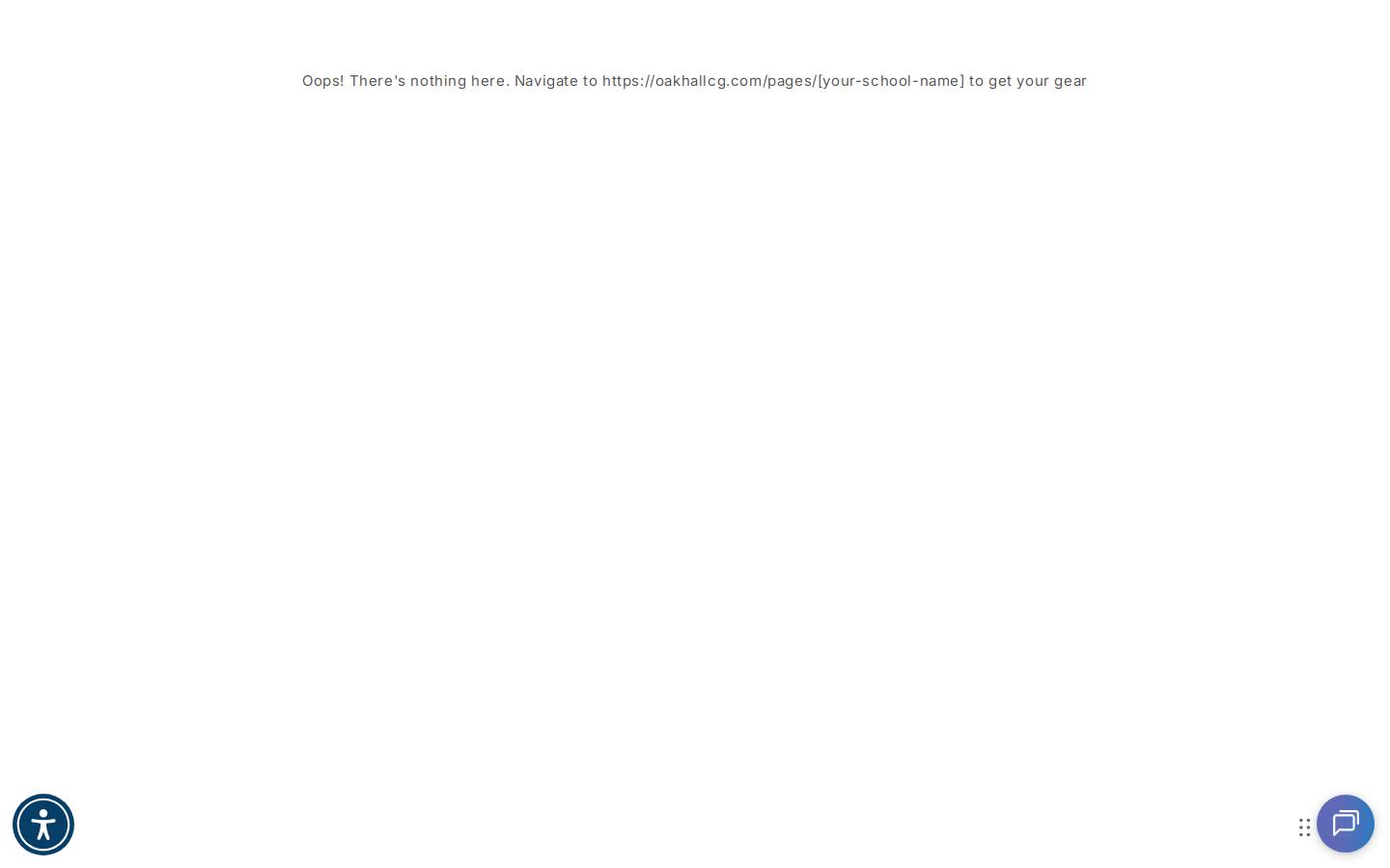 oakhallcg.com homepage screenshot