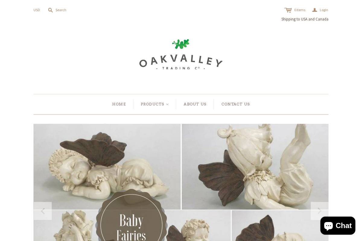oakvalleydecor.com homepage screenshot
