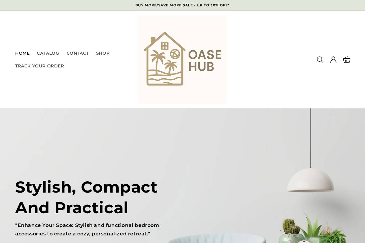 oasehub.com homepage screenshot