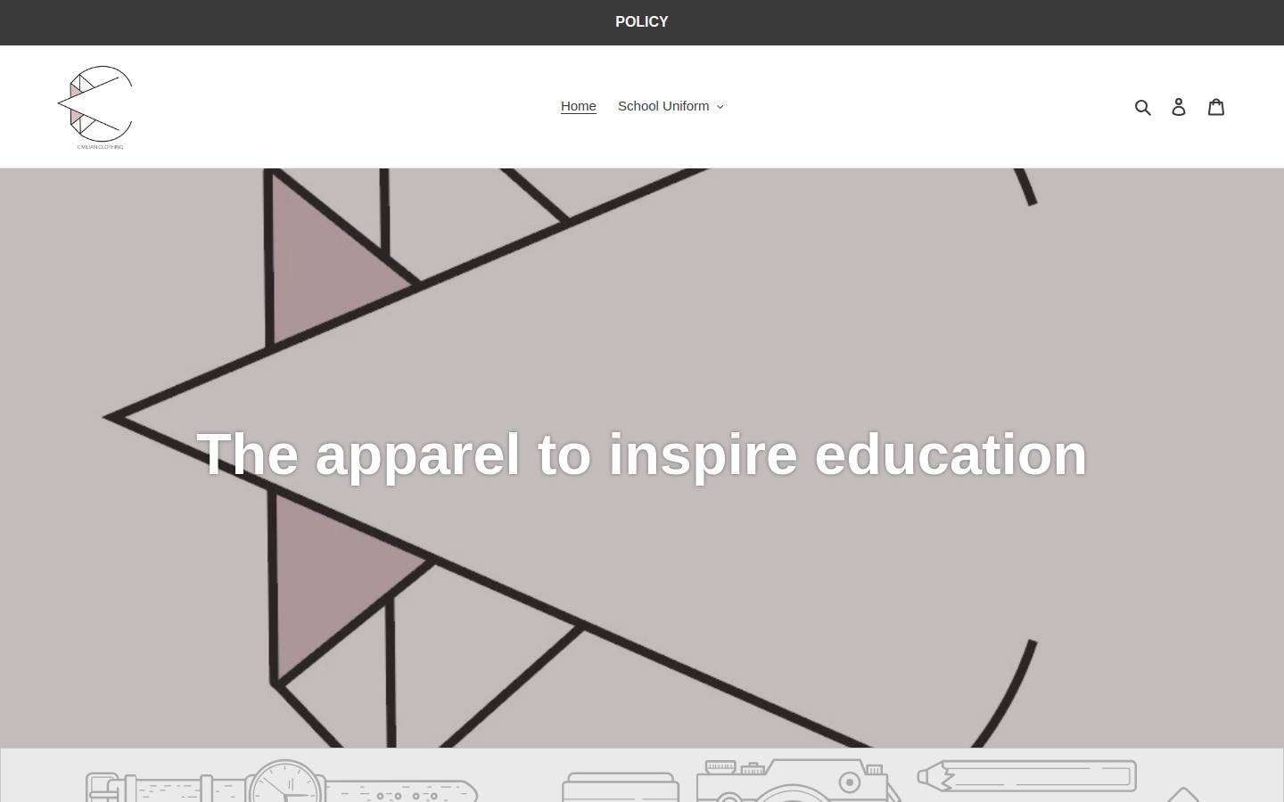 oasisuniform.shop homepage screenshot