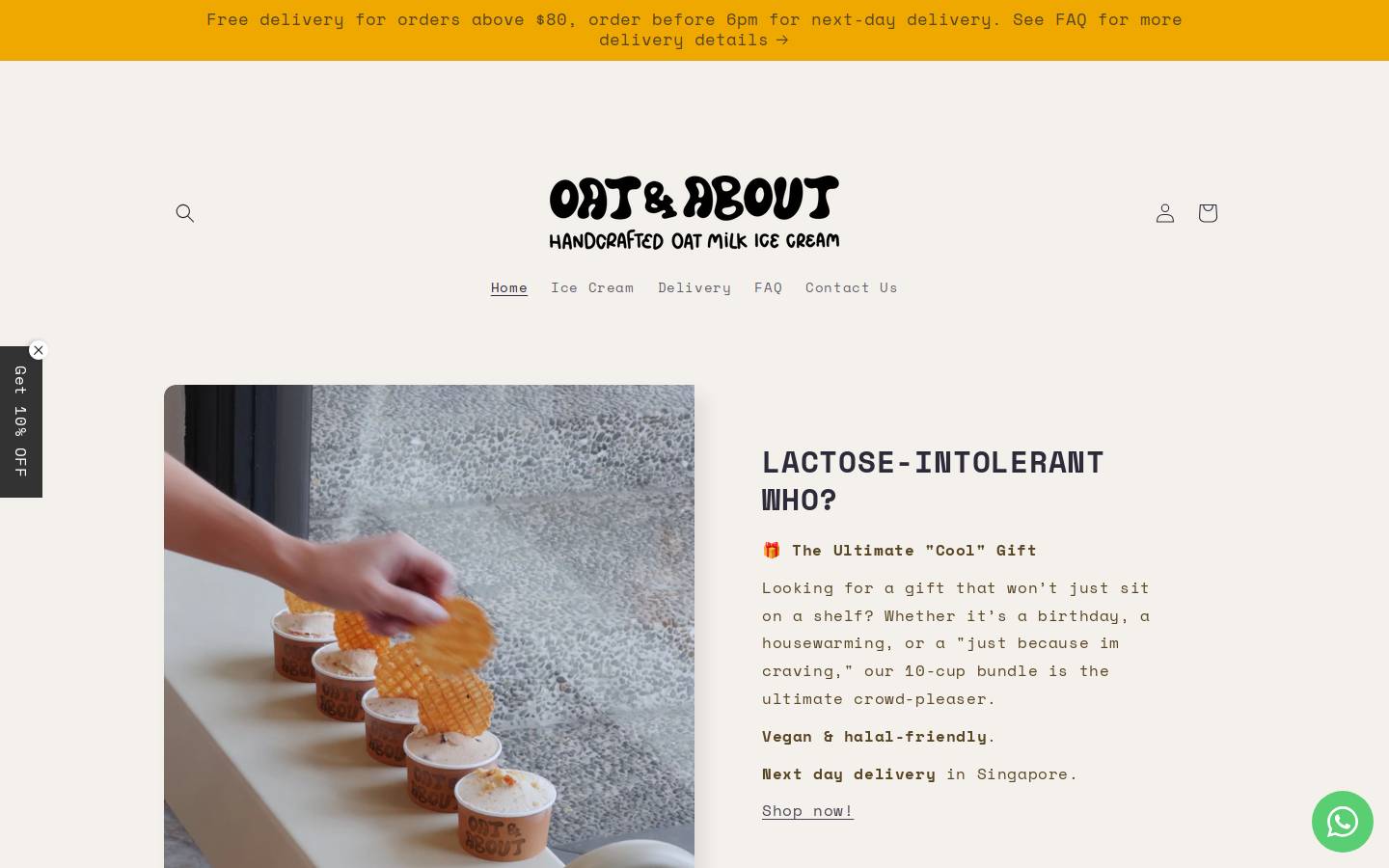 oatandabout.sg homepage screenshot