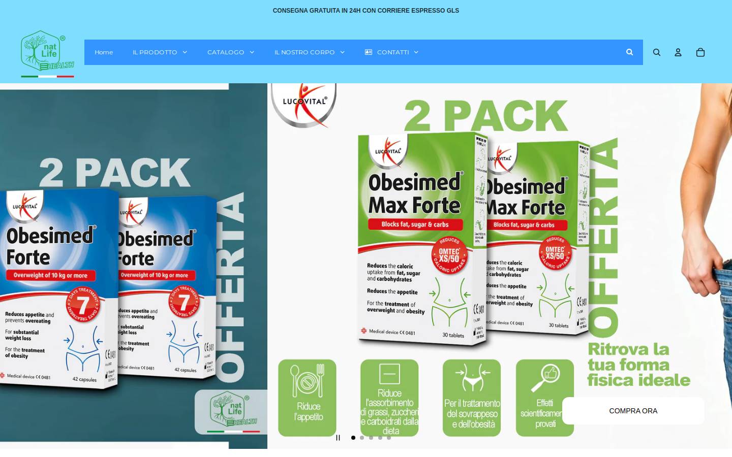 obesimedforte.com homepage screenshot